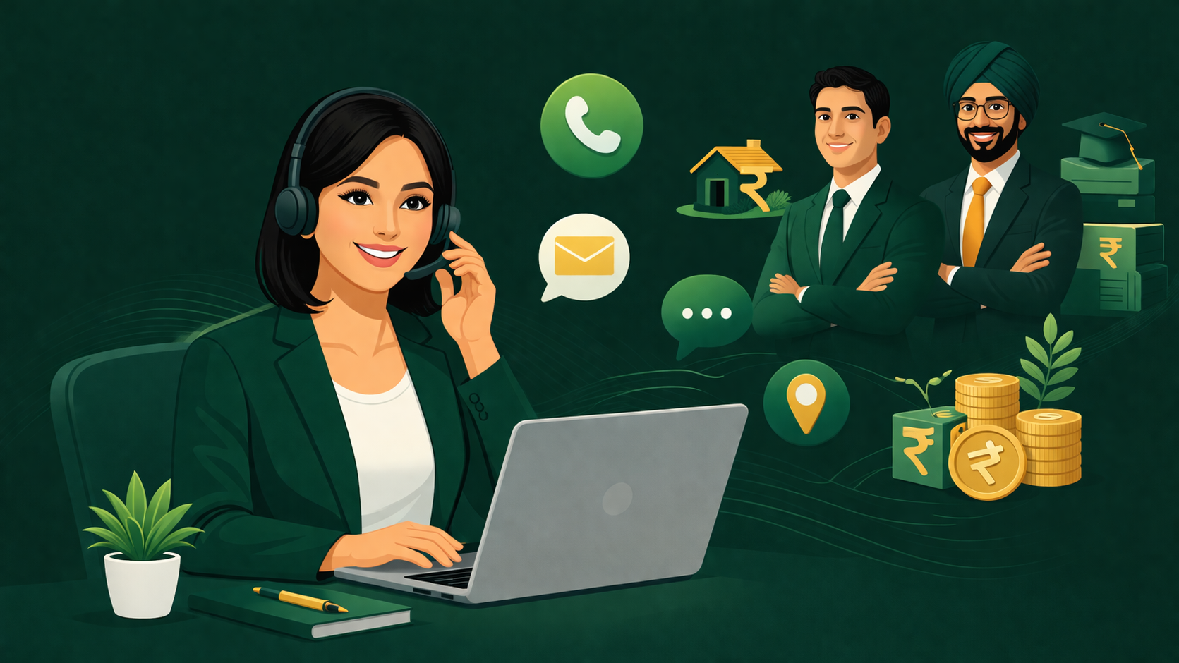 Contact Illustration